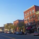 city street in Connecticut