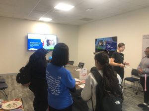 Students gather to learn more about the program