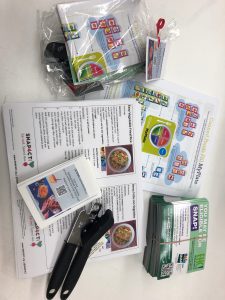 can openers in bags with my plate handouts