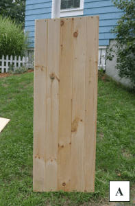 A side of the smokehouse.